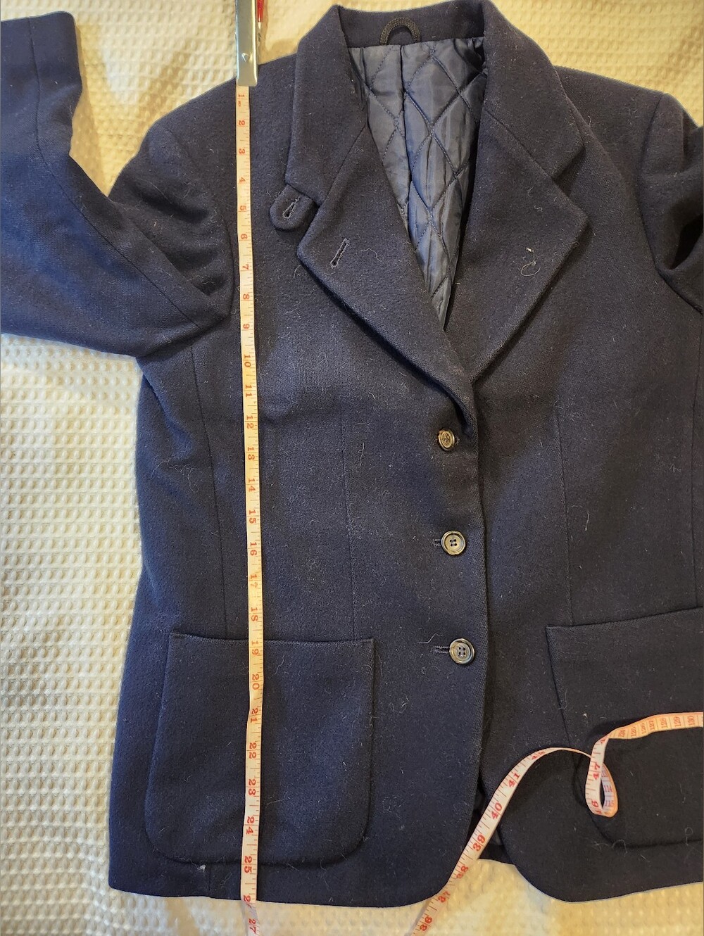 Vintage Women's LL Bean Wool Blazer/Jacket Size 4 Pet - Picture 12 of 12
